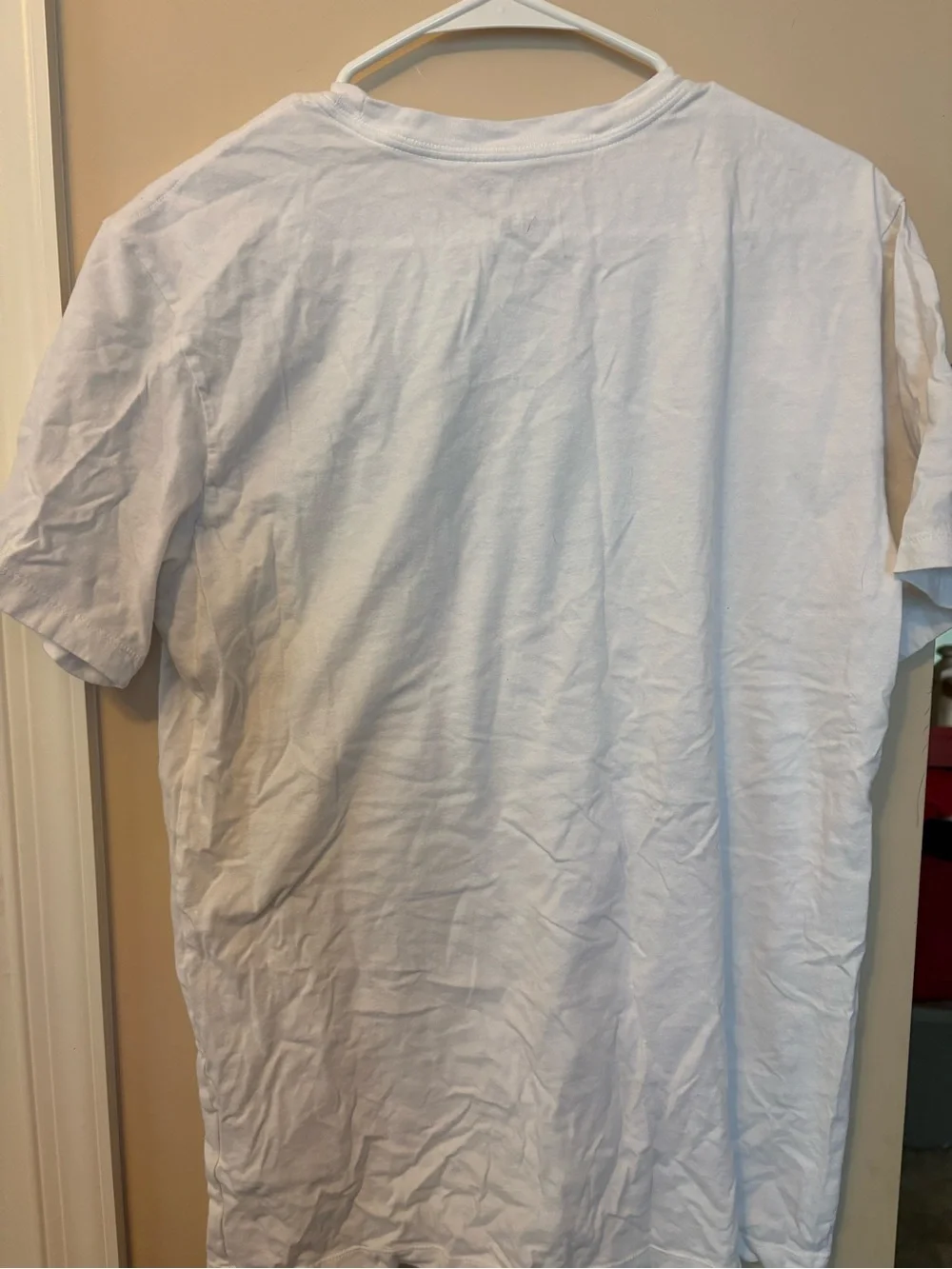 The North Face White Short Sleeve Tee with Black Logo